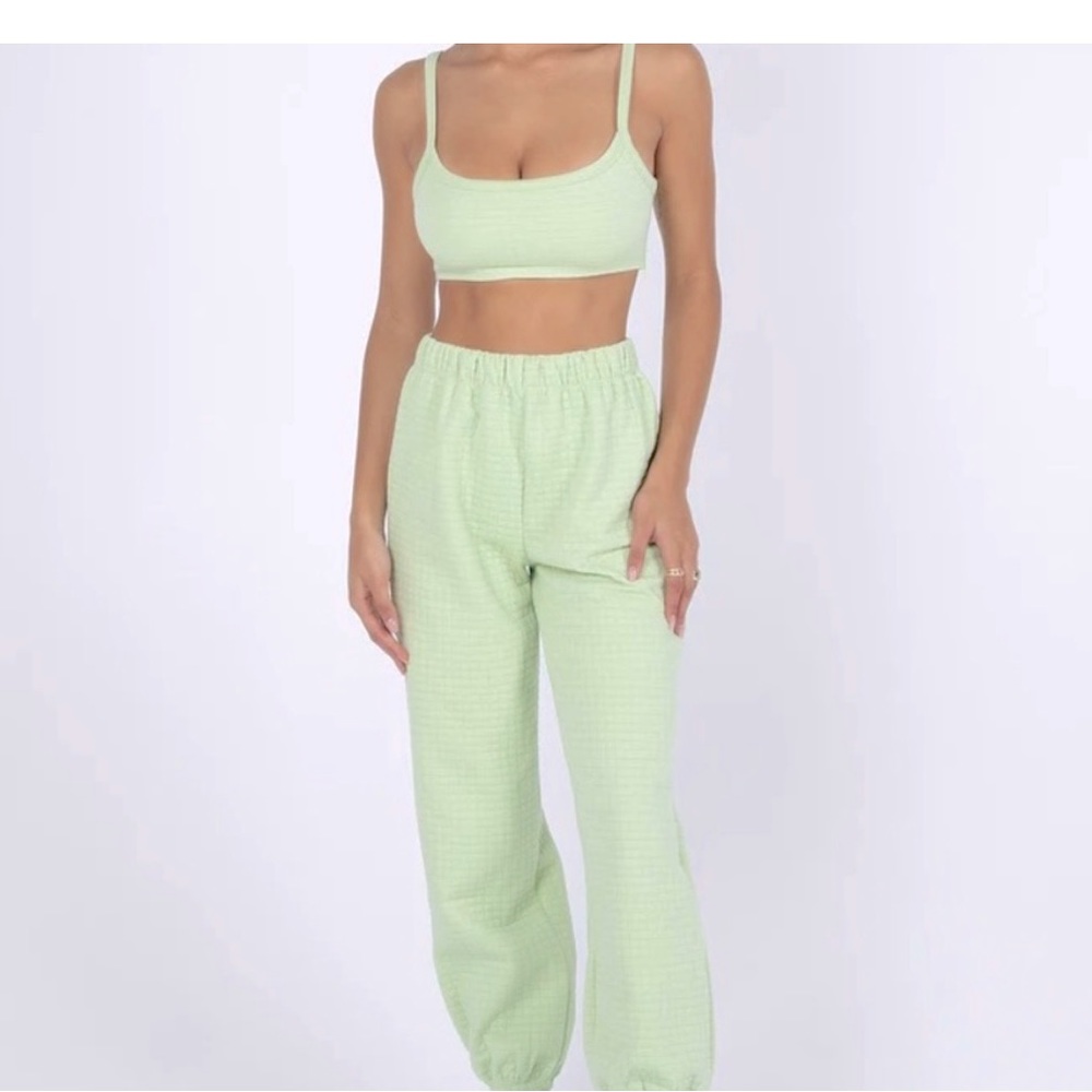Princess Polly Arabella crop top- Sage